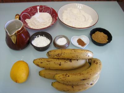 Ingrédients pour la recette : Bananes en beignets façon chinoise