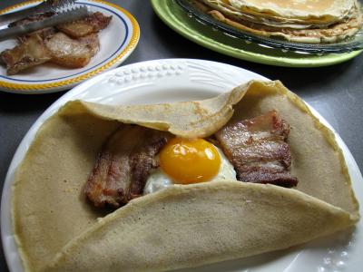 Image : Sarrasin - crêpe de blé noir à la bretonne