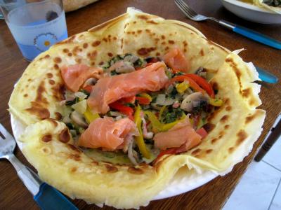 crêpes épinards