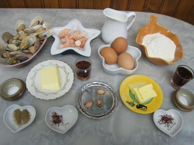 Ingrédients pour la recette : Crêpes farcies aux moules