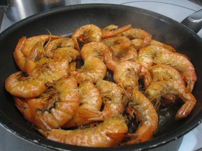 Crevettes à l'anis et sauce à l'orange - 8.2