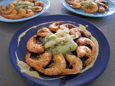 Crevettes à l'anis et sauce à l'orange - 10.3