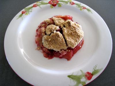 Apple crumble aux framboises et aux pommes - 9.3