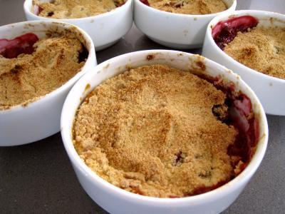 Apple crumble