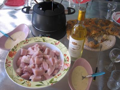 Fondue à l'espadon et sa sauce au citron et au marsala - 7.1
