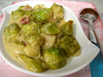 Recette Choux de Bruxelles à la crème