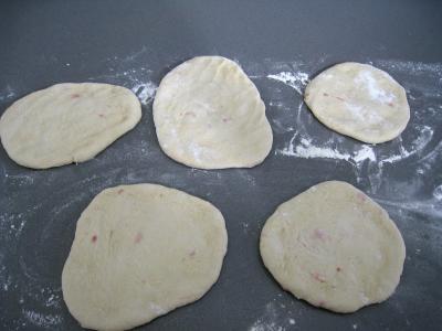 Fougassettes aux lardons - 8.4