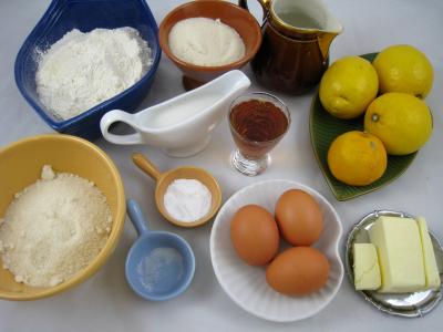 Ingrédients pour la recette : Cake au citron
