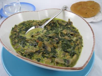 Recette Epinards à la crème