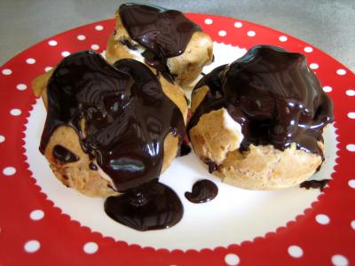 Recette Profiteroles au chocolat au wok