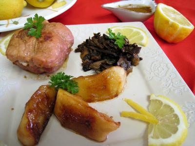 Recette Paupiettes au citron, aux cèpes et aux pommes