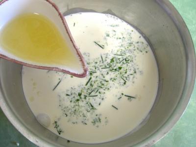 Colin et espadon avec sauce aux fines herbes - 5.4
