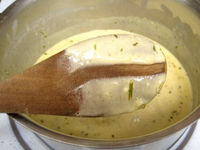 Colin et espadon avec sauce aux fines herbes - 8.1