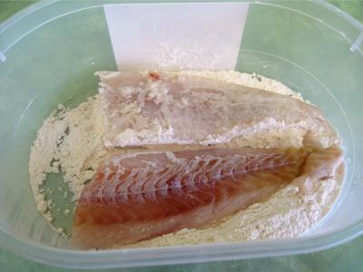 Colin et espadon avec sauce aux fines herbes - 13.2