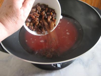 Confit de vin rosé aux raisins secs - 3.4