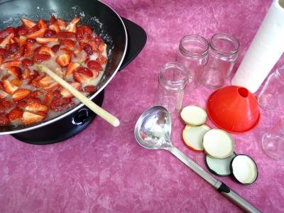 Confiture de fraises à la crème de coco - 4.2