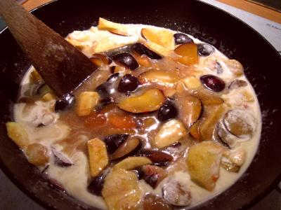 Confiture de prunes et de pommes à la crème - 6.3