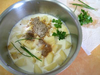 Gâteau de Pâques aux champignons et au jambon de Parme - 14.1