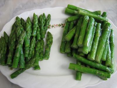 Crème d'asperges aux gésiers confits et magret à la landaise - 2.4