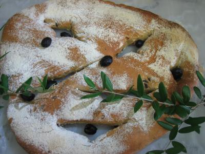 Fougasse aux olives