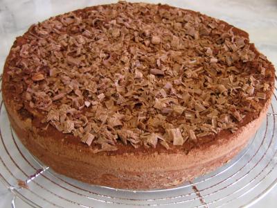 Gâteau au chocolat et son coulis de melon et pêches - 11.1