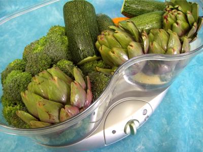 Légumes vapeur (artichauts, brocolis, carottes, fenouil) - 9.1