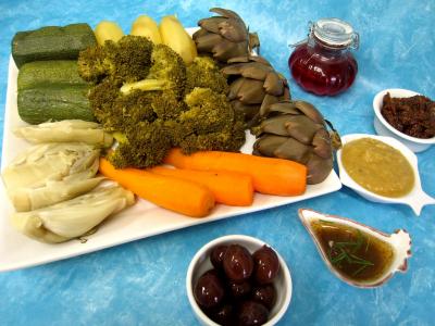 Recette Légumes vapeur (artichauts, brocolis, carottes, fenouil)