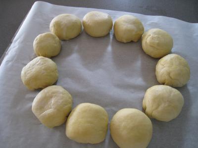 Pain au beurre en couronne façon antillaise - 7.1