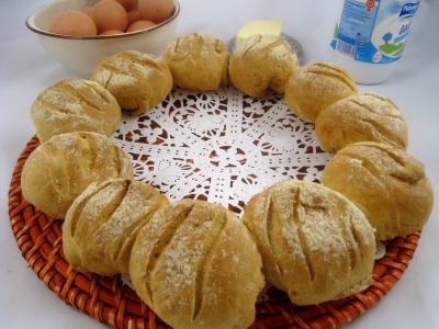 Recette Pain au beurre en couronne façon antillaise 