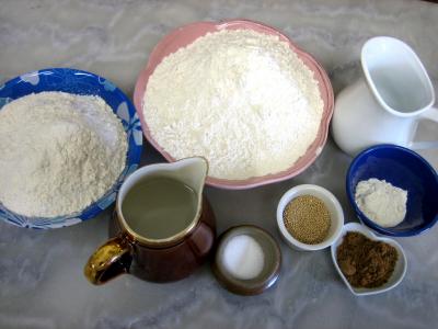 Ingrédients pour la recette : Petits pains à l'épeautre