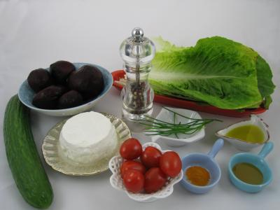 Ingrédients pour la recette : Concombre farci au nid de Pâques
