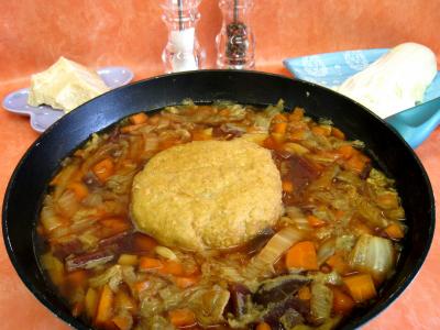 Potage chou chinois et sa boulette de porc - 12.3