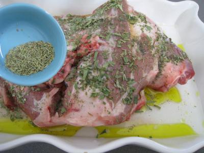 Epaule d'agneau et son nid de petits pois - 4.3