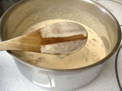Pouding à la mozzarella et sa sauce aux champignons - 13.1