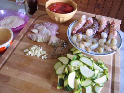 Cari de crevettes et courgette façon réunionnaise - 4.2