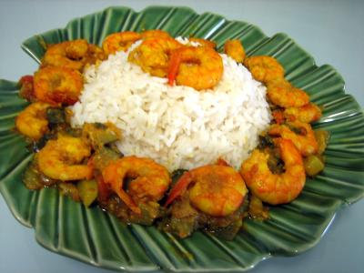 Recette Crevettes à la Réunionnaise