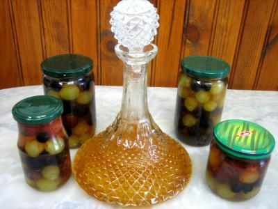 Recette Raisins au vinaigre parfumé
