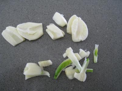 Brèdes cresson et mangue à la mauricienne - 2.4