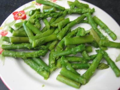 Tagliatelles aux asperges - 9.4