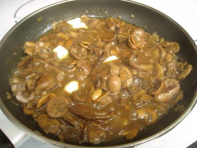 Rognons de veau sautés aux cèpes et ses fonds d'artichauts - 15.2