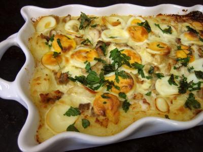 beurre allégé salé : Plat de roussette en purée