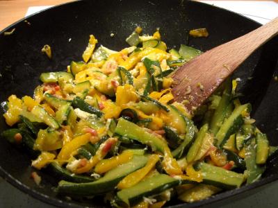 Sauté de légumes et ses oeufs au bain-marie - 8.3