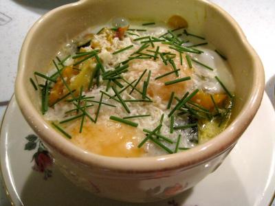 Sauté de légumes et ses oeufs au bain-marie - 12.2