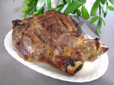 Recette Gigot caramélisé au miel