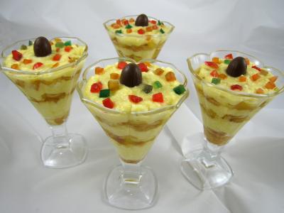 Image : recette Mascarpone à la noix de coco et mangue