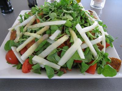 Image : recette Salade d'asperges et crudités
