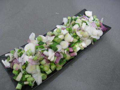 Polenta aux ognasses, aux épinards et aux asperges - 1.4