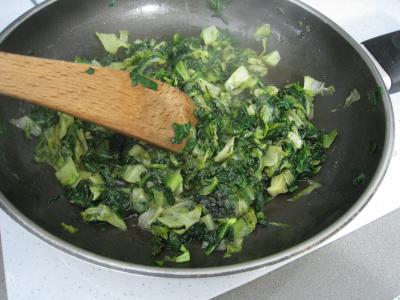 Polenta aux ognasses, aux épinards et aux asperges - 10.4