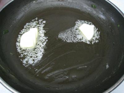 Polenta aux ognasses, aux épinards et aux asperges - 12.4
