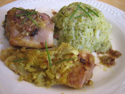 Ail : Epaule d'agneau aux épices à la façon indienne